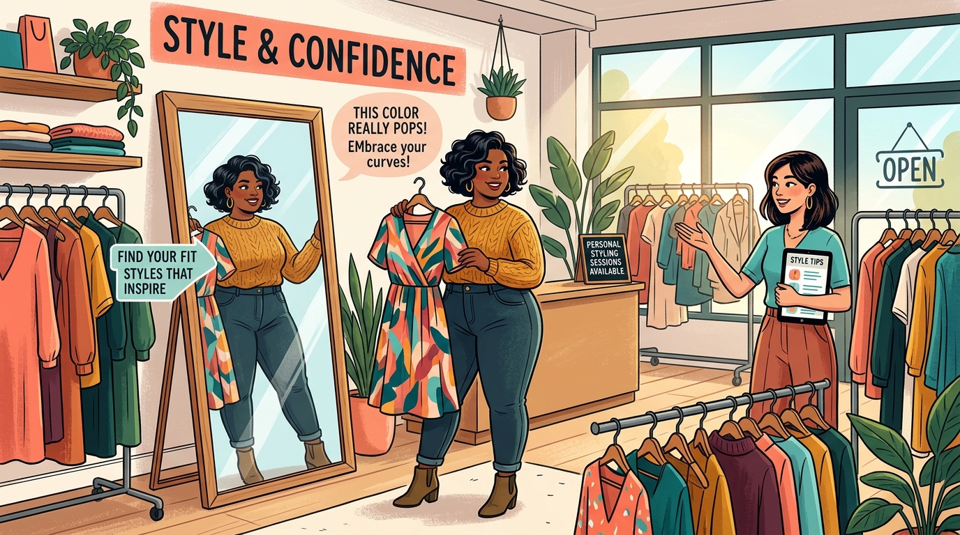 Como escolher roupas Plus Size que valorizam seu estilo